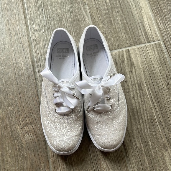 kate spade Shoes - Kate Spade x Keds Wedding Celebration Shoes White Glitter